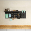 Goldmine Wall Mounted Dish Rack Pegboard Rack for Kitchen Utensils Pantry