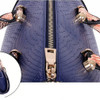 Sling Bag Handbag Large Capacity Women Hand Bag Snake Leather Boston Handbag