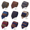 Knitted Necktie Leisure Triangle Striped Tie Normal Sharp Corner Neck Ties Men