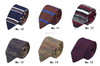 Knitted Necktie Leisure Triangle Striped Tie Normal Sharp Corner Neck Ties Men