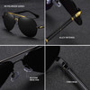Luxury Sports Sunglasses Uv400 Mirror Male Polarized Men Driving Sun Glasses