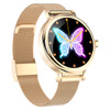 Stainless Steel Smartwatch with 1.09 Inch Full Touched Round Sports tracker