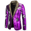 Sequin Bling Shawl Collar Blazer Jacket Men Wedding Groom Tuxedo Blazer Mens
