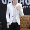 Men's Suits Casual blazer Thin Coat Korean Printed Trendy Slim Fit Suit