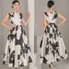 Sleeveless Women's Elegant Dresses Printed A-line Casual Sexy Party Long Dress