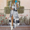 European and American Women's Spring/Summer Fashion Sexy Shirt Long Dress