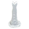 Women's Evening Dress Gold Prom Dress Bling Mermaid Sequined Ladies Gowns