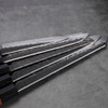 5pcs Kitchen 9Cr18Mov Fixed Blade Handmade Pattern Slicing Layer Chef Knife