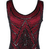Women's 1920s Vintage Sequin Full Fringed Flapper Dress 20s Great Gatsby Dress