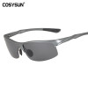 COSYSUN Brand Aluminum Polarized Sunglasses Men Sports Sun Glasses Driving Glasses Mirror Goggle Eyewear oculos de sol CS0213