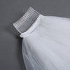 Bride Veil Chapel Wedding Veil with Sequined French Lace Sweeping Bottom Veil