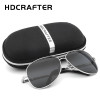 HDCRAFTER Aviator Sunglasses Men Polarized Sun Glasses For Men fashion UV400 driving outdoor sunglasses with box