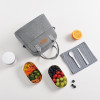 Oxford Fabric Picnic Lunch Bag Portable Ice Shoulder Bag Cooling Shoulder Bag