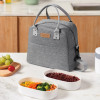 Oxford Fabric Picnic Lunch Bag Portable Ice Shoulder Bag Cooling Shoulder Bag