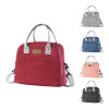 Oxford Fabric Picnic Lunch Bag Portable Ice Shoulder Bag Cooling Shoulder Bag