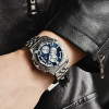 BENYAR Men Sport Wristwatch 30M Waterproof Watch for Men Stainless Steel Strap