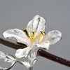 Lotus Fun 925 Sterling Silver Elegant Beautiful Flower Brooch Women Fine Jewelry
