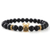 Fashion Natural Stone Adjustable Jewelry Agate Beaded Unisex Bracelet