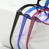 Blue Light Blocking Optical Glasses Lenses Big Crystal Color Cat Eye glasses