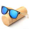 Handmade UV400 Sun Glasses Wood Mens Bamboo Wooden Shades Sunglasses