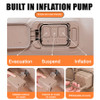Built in Electric Pump One Click Airbed PVC Flocking Surface Inflatable Mattress