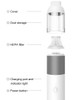 Mini Vacuum Cleaner Rechargeable for Home Car Table Keyboard Use 120W Power