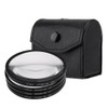 52mm 67mm 72mm 77mm Macro Close-Up Filter Set +1 +2 +4 +10 Lens with Pouch Macro Lens Filter Kit for Canon DSLR Camera