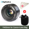 YONGNUO YN50mm Lens fixed focus EF 50mm F1.8 AF/MF lense Large Aperture Auto Focus Lens For Canon EOS 60D 70D 700D DSLR Camera