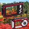 2.7inch TFT Digital Camera Waterproof 24MP MAX 1080P Double Screen 16x Digital Zoom Camcorder hot new