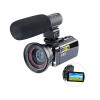 DSLR Microphone Video Digital Camera HDMI HD 1080P 3.0 inches LCD Portable Camcorder Wide Angle Camera with Microphone