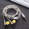 SZAICHGSI 3.5mm In-Ear Stereo braided Earbuds Earphone For iPhone For Samsung by fast shipping wholesale 100pcs