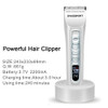 Professional Electric Hair Clipper Rechargeable Hair Trimmer Titanium Ceramic Blade LCD Display Salon Hair Cutting Machine