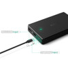 AUKEY Power Bank 20000mAh Portable External Battery Mobile Backup Charger Dual USB Powerbank for Smart Phone Galaxy S8 iPhone LG