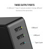 5000 mAh 2 in 1 Power Bank With Wall USB Charger for iPhone 6 7 8 X for Xiaomi, ROCK Portable Power-bank battery powerbank