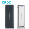 CRDC Quick Charge Mini Power Bank 20000mAh Dual USB Portable Fast Charger Powerbank for iPhone Samsung Phones External Battery