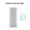 CRDC Quick Charge Mini Power Bank 20000mAh Dual USB Portable Fast Charger Powerbank for iPhone Samsung Phones External Battery