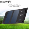 BlitzWolf 15W Solar Power Bank Portable Dual USB Charger Solar Panel Mobile Phone Charger 2A Universal For iPhone For Samsung