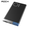 ROCK 10000mAh Power Bank Portable Phone Charger Powerbank For iPhone 7 6  for Xiaomi 6 External Battery with Dual Input Ports