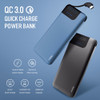 ROCK Quick Charge Power Bank 10000 mAh Slim Portable Full Capacity Powerbank For Phone With USB Charger Phone Charger
