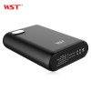 WST 10000mAh LED Digital Display Protable Powerbank 20650 Leisure Style Simple External Battery Pack