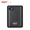 WST 10000mAh LED Digital Display Protable Powerbank 20650 Leisure Style Simple External Battery Pack