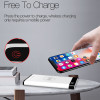 TOTU 8000mah QI Wireless Charger Power Bank LED Display For iPhone X 8 Plus 5V 2.1A Dual USB Ports External Battery Powerbank