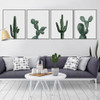 Nordic Watercolor Green Cactus Plant Poster Print Hipster Floral Wall Art Picture Modern Home Deco Canvas Painting No Frame Gift