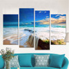 Rapid Water Canvas Set Wall Modular Pictures for Living Room Home Decor Wall Art Canvas Sea Printed Painting Drop Shipping