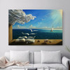 Surreal City Chess Beach Set Canvas Art Print Painting Poster Wall Pictures For Living Room Home Decoration Decor No Frame