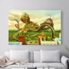 Surreal City Chess Beach Set Canvas Art Print Painting Poster Wall Pictures For Living Room Home Decoration Decor No Frame