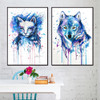 Canvas Art Sets Abstract Animal Canvas Painting Cat Pictures Wolf Painting Modern Wall Art Posters and Prints Nordic Home Decor