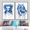 Canvas Art Sets Abstract Animal Canvas Painting Cat Pictures Wolf Painting Modern Wall Art Posters and Prints Nordic Home Decor