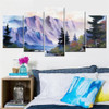 5 Pieces/set Canvas Painting modern Wall Art Adornment  Decoration Print Canvas Print Painting Pictures framework Poster  paints