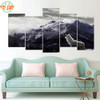 New 5 Pieces/sets Canvas Art Canvas Paintings Wolf on the top Montain 5 panels Decorations For Home Wall Art Prints Canvas \A161